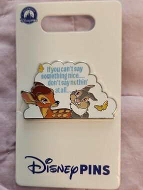 Disney Bambi & Thumper Enamel Pin - Brown/Gray